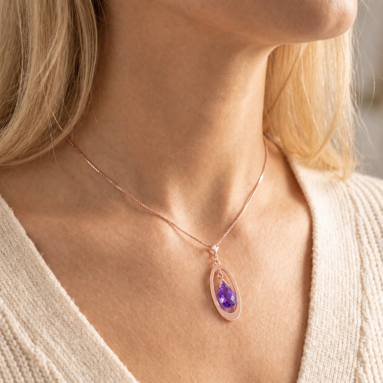 Rose Gold Amethyst — Isotta