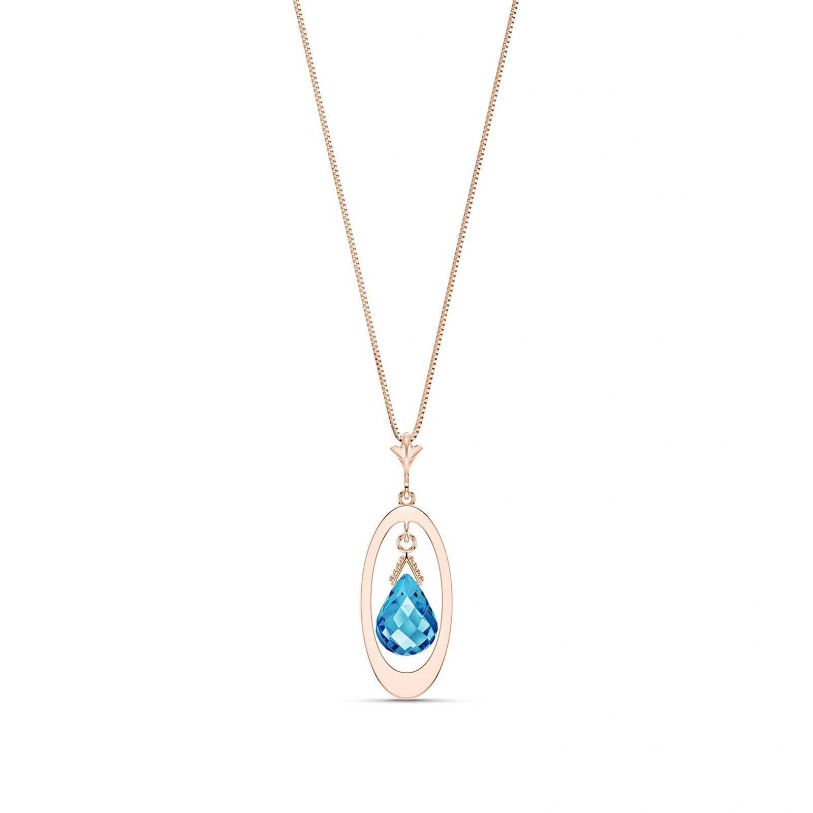 Rose Gold Blue Topaz — Isotta