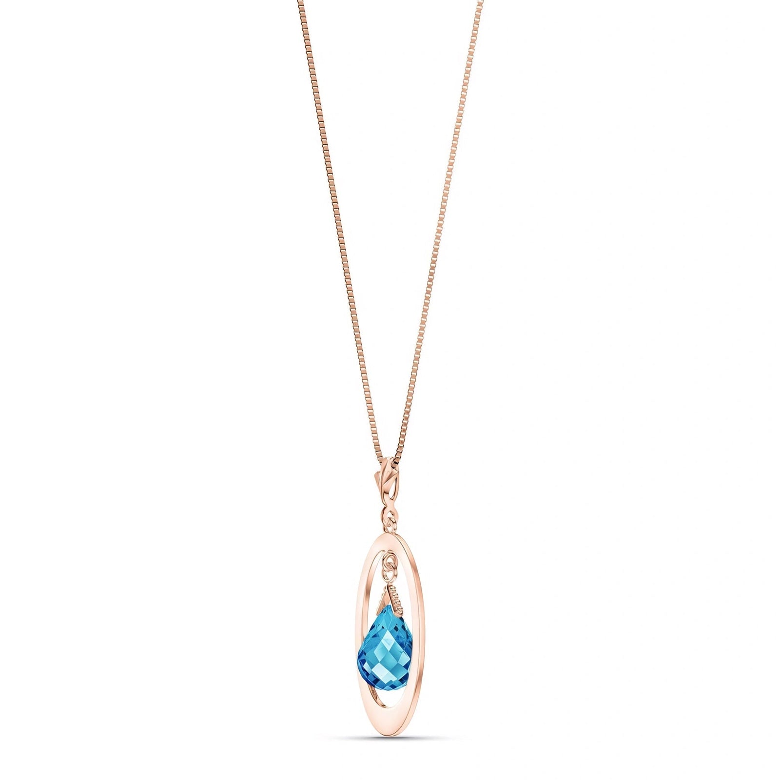 Rose Gold Blue Topaz — Isotta