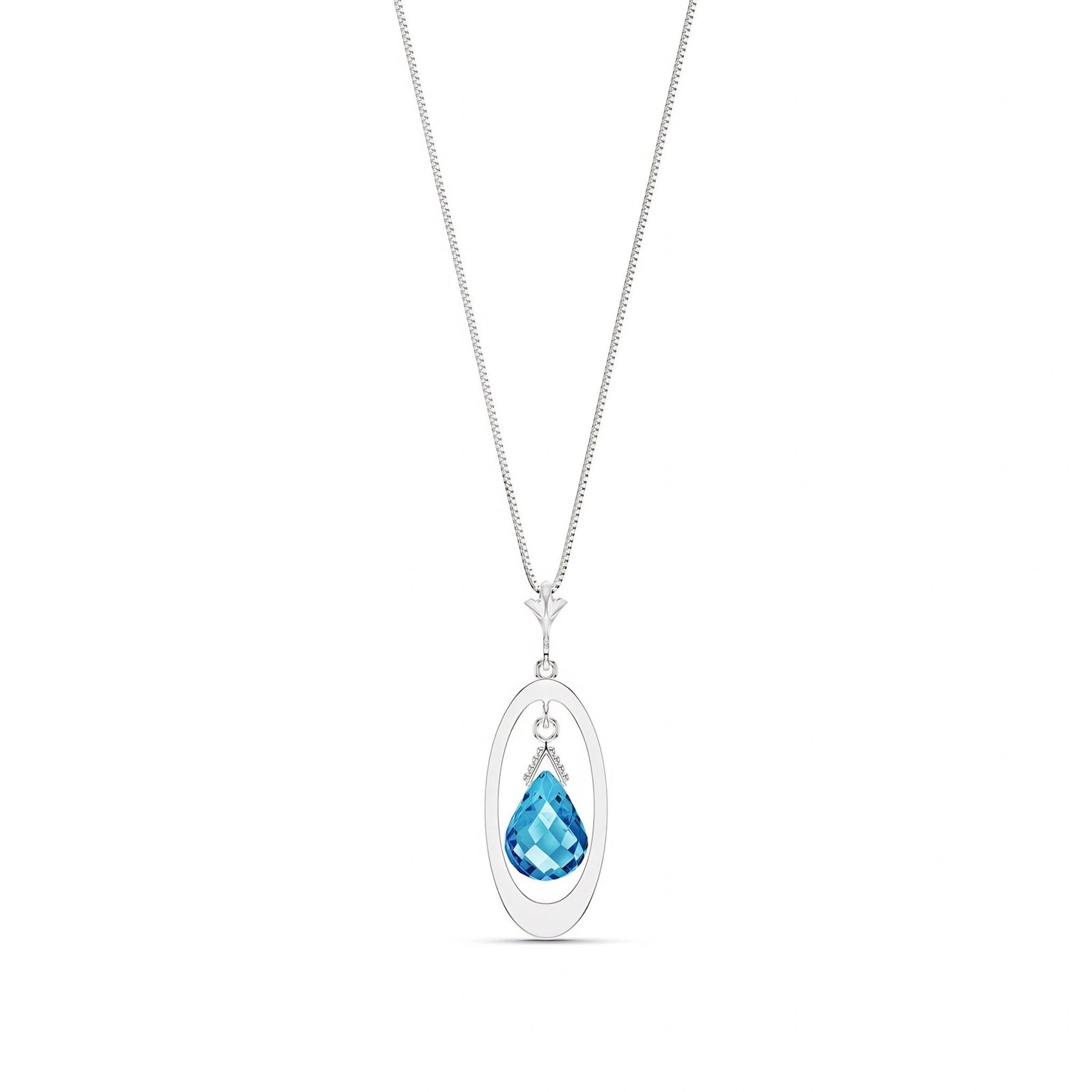 White Gold Blue Topaz — Isotta
