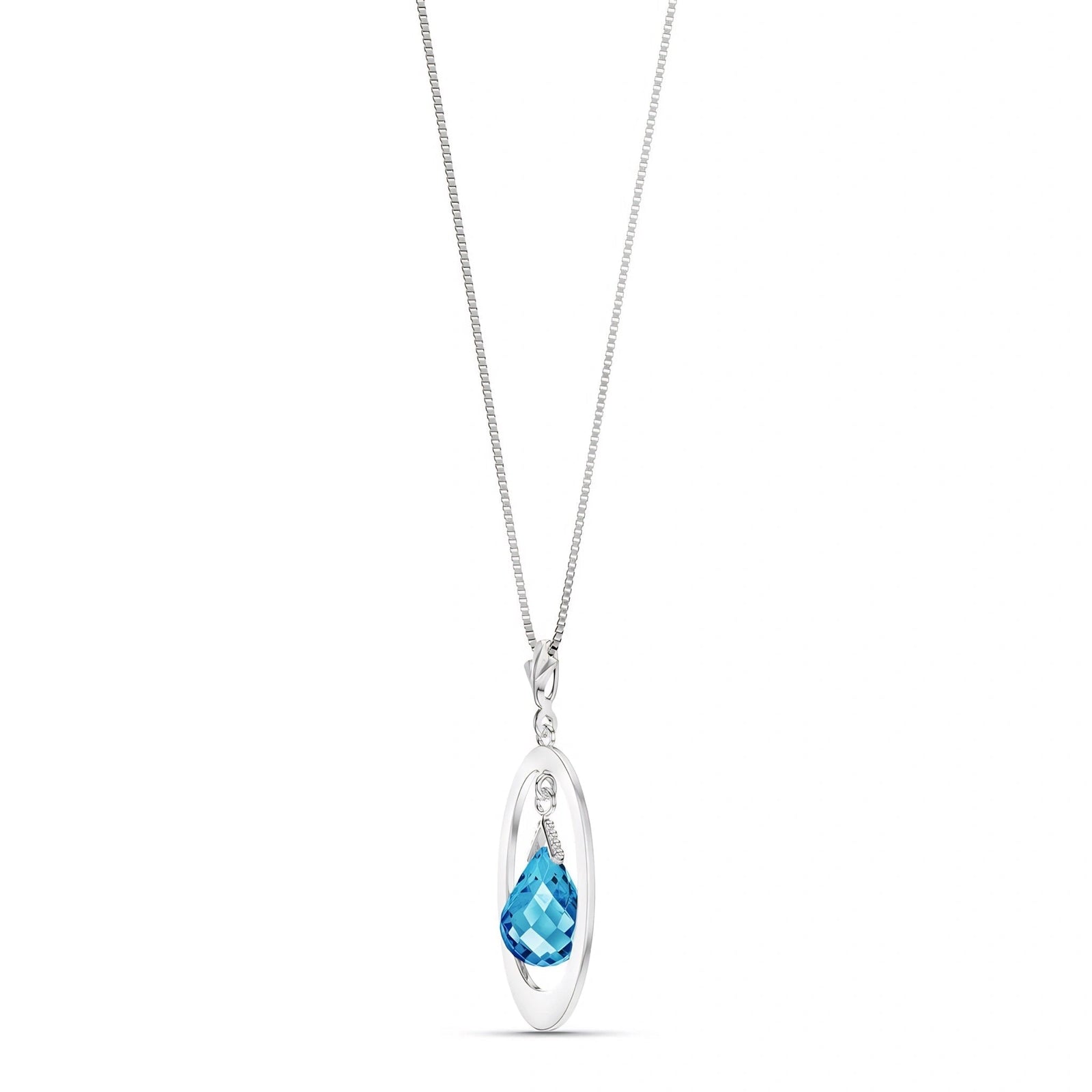 White Gold Blue Topaz — Isotta