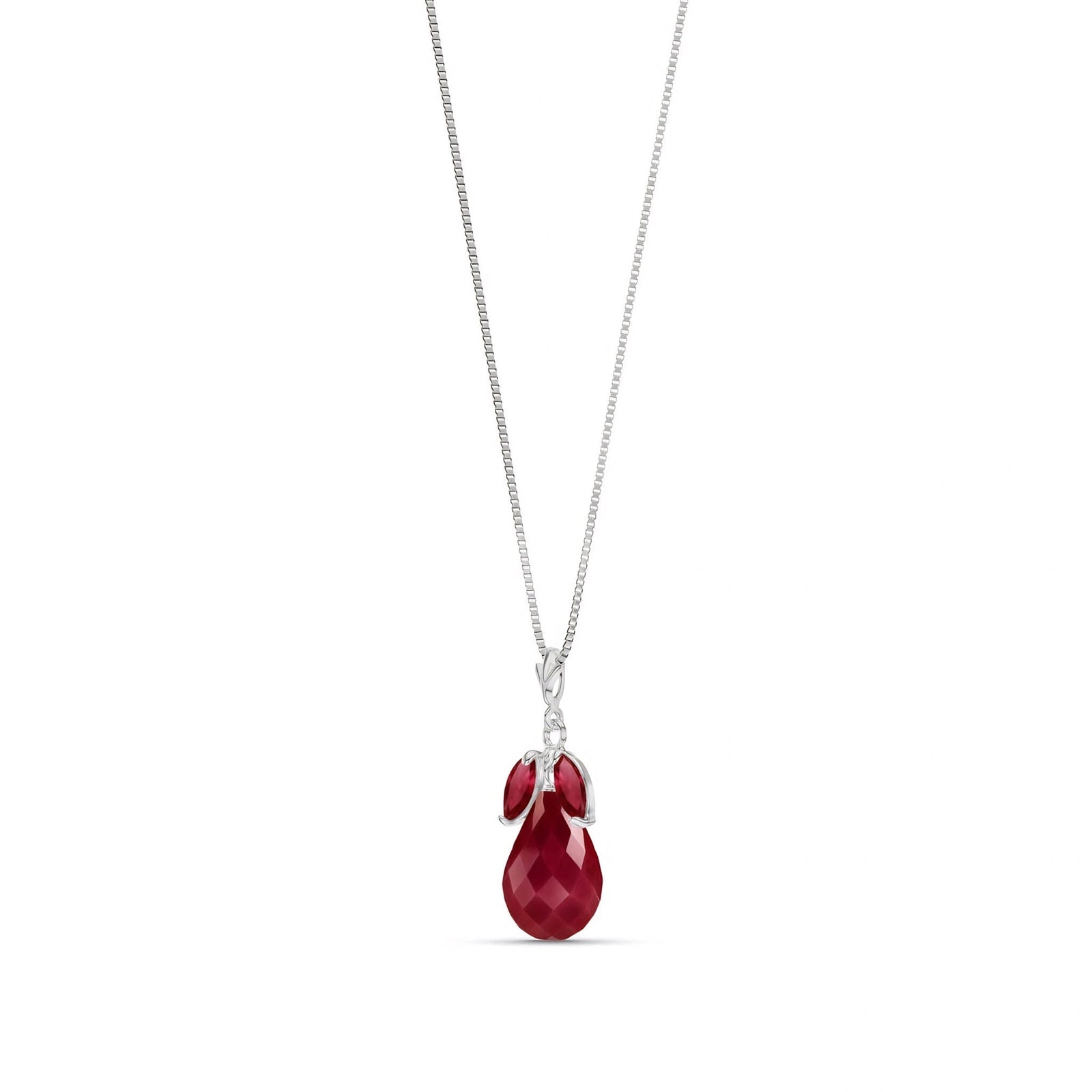 White Gold Necklace Amethyst 10K — Laura