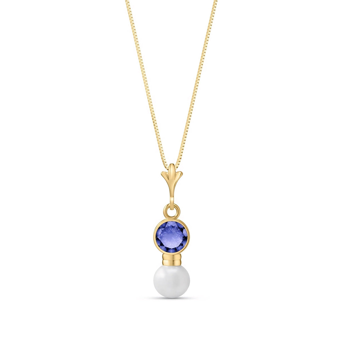 Yellow Gold Rose Necklace Peridot 10K — Laura