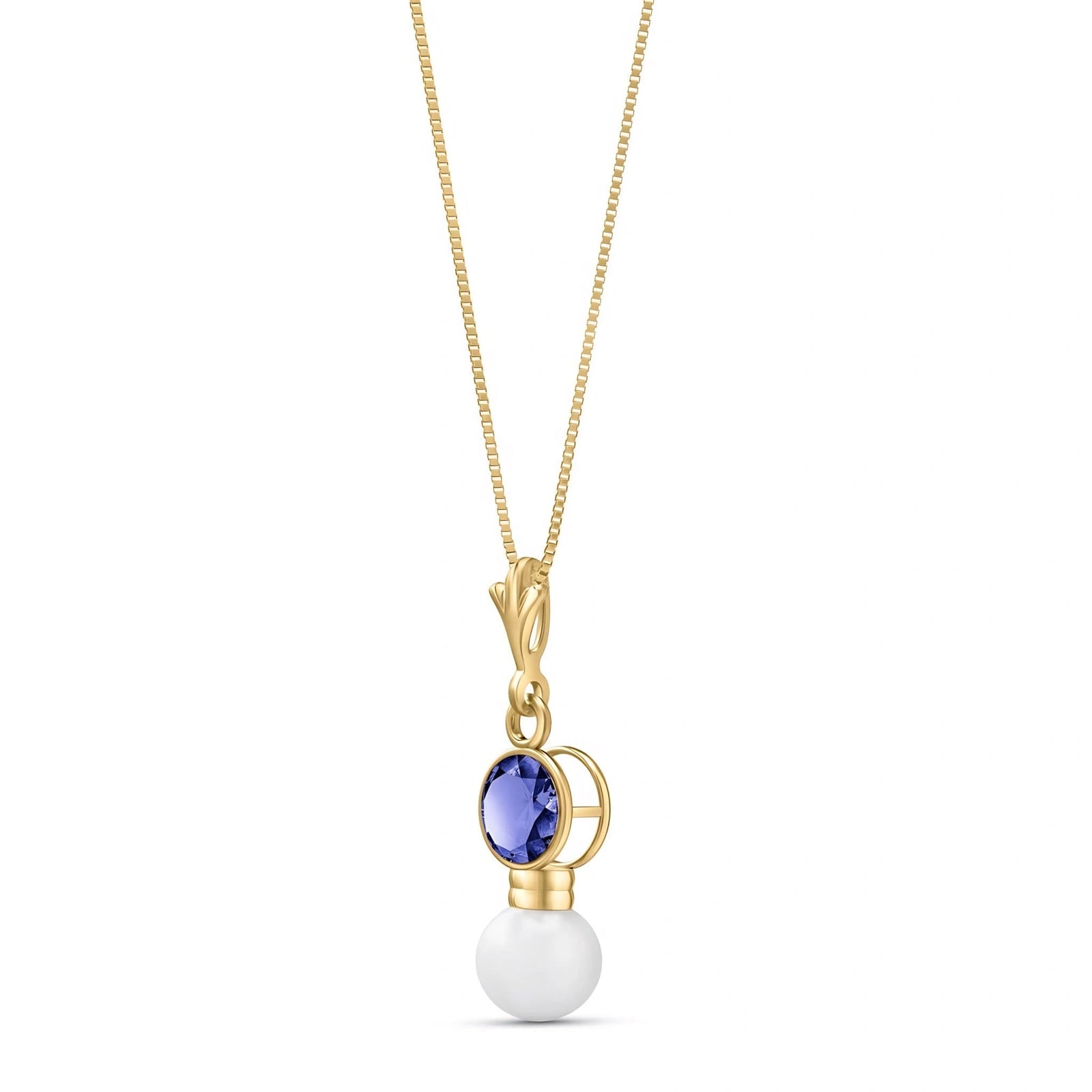 Yellow Gold Rose Necklace Peridot 10K — Laura