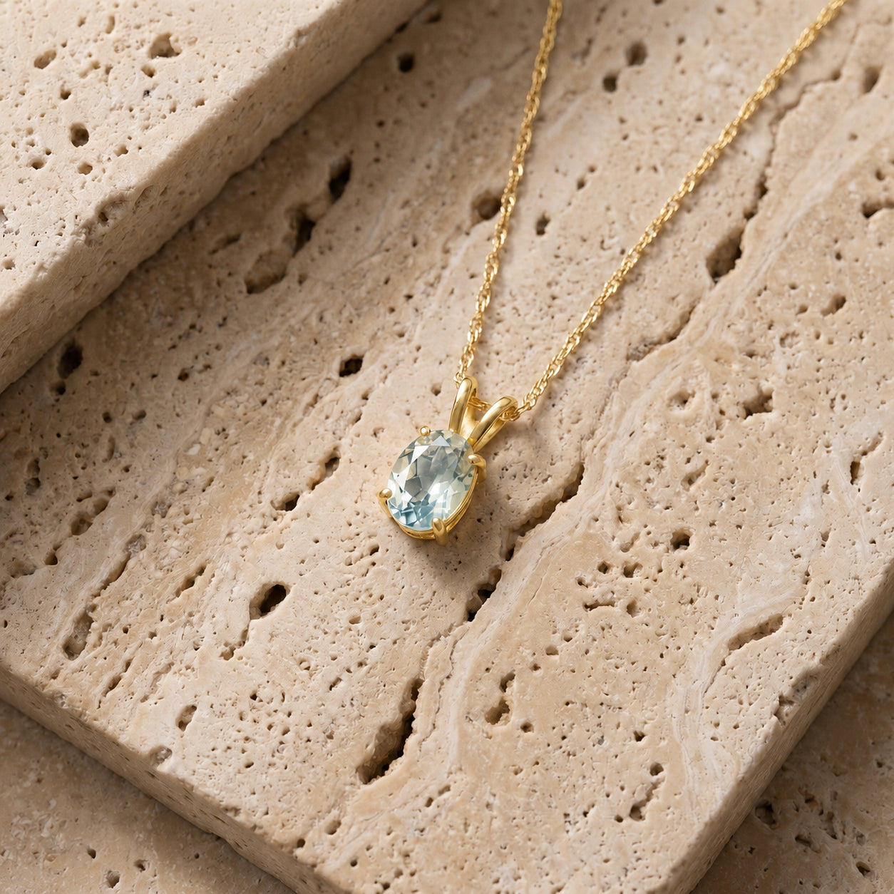 Yellow Gold Belle Necklace Peridot 10K — Mimosa