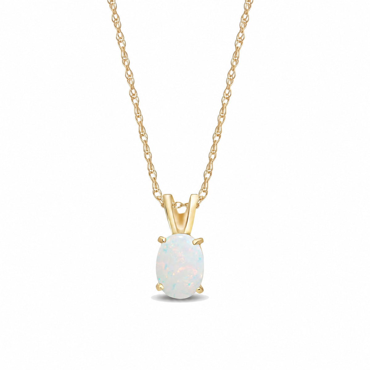Yellow Gold Belle Necklace Citrine 10K — Mimosa