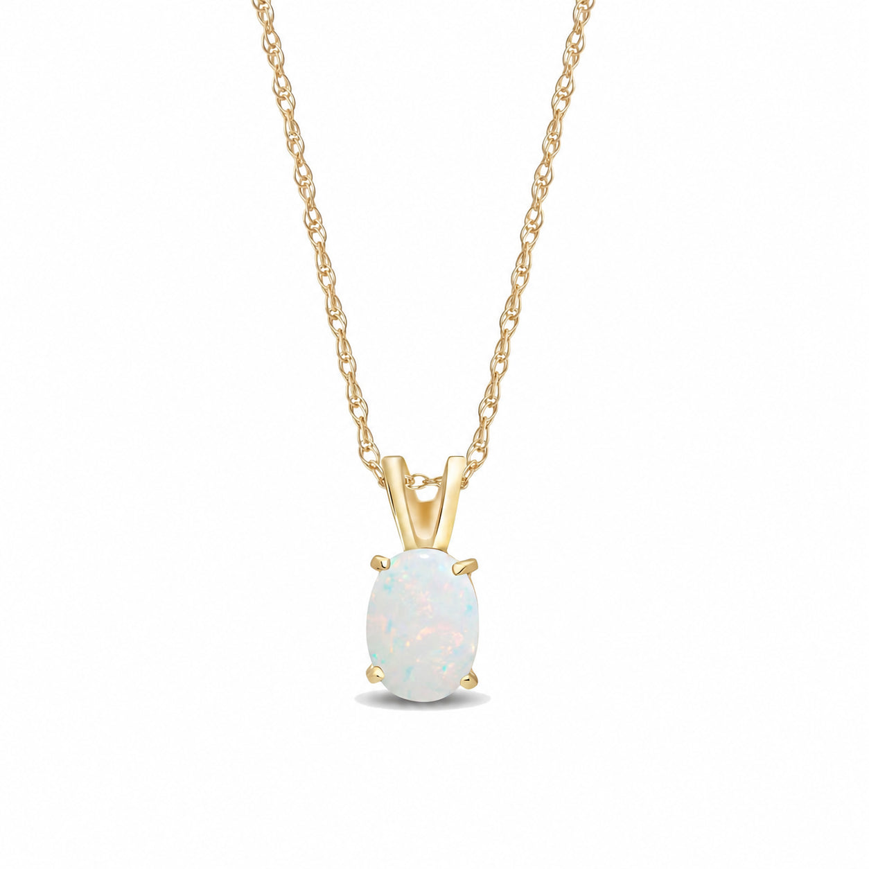 Yellow Gold Belle Necklace Citrine 10K — Mimosa