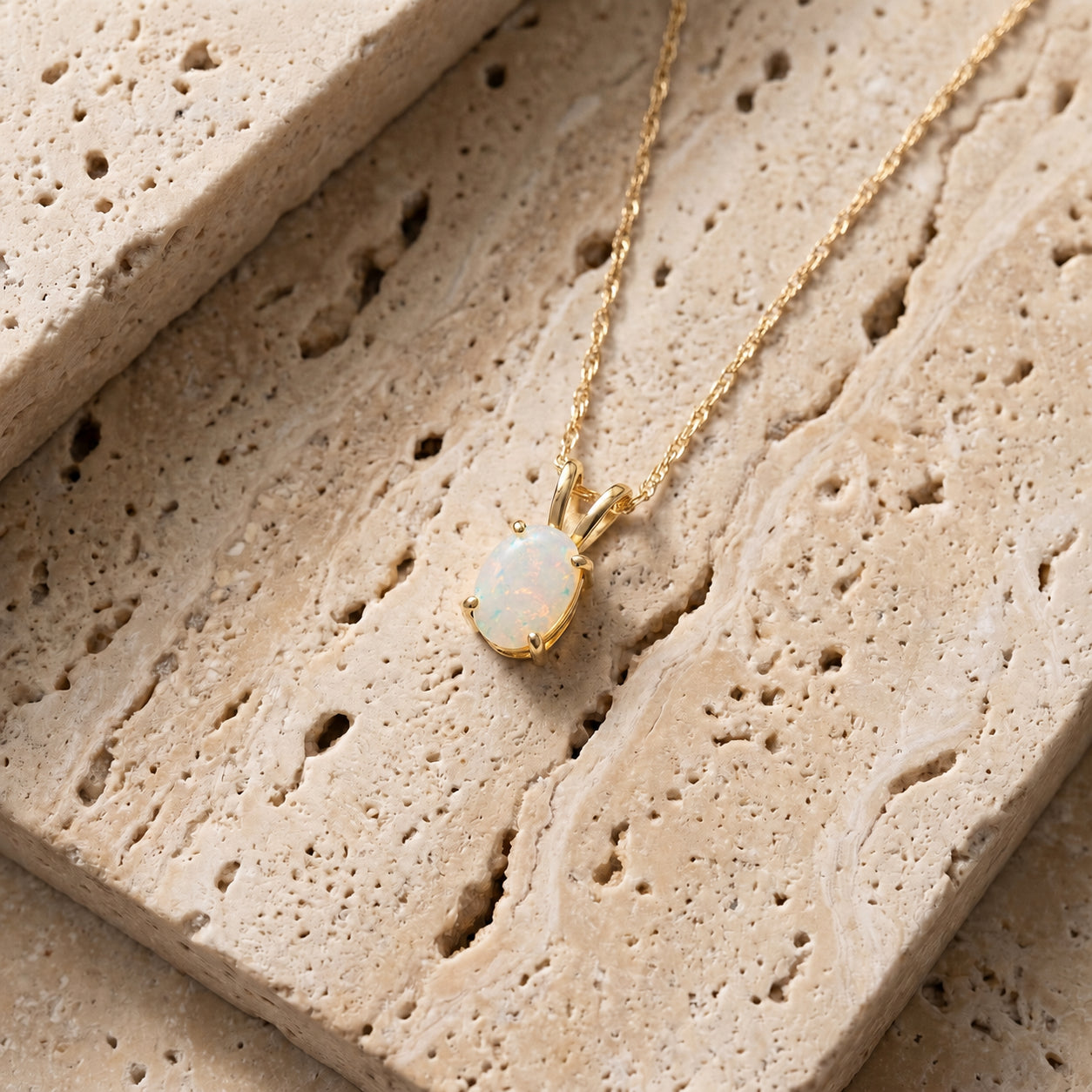 Yellow Gold Belle Necklace Citrine 10K — Mimosa