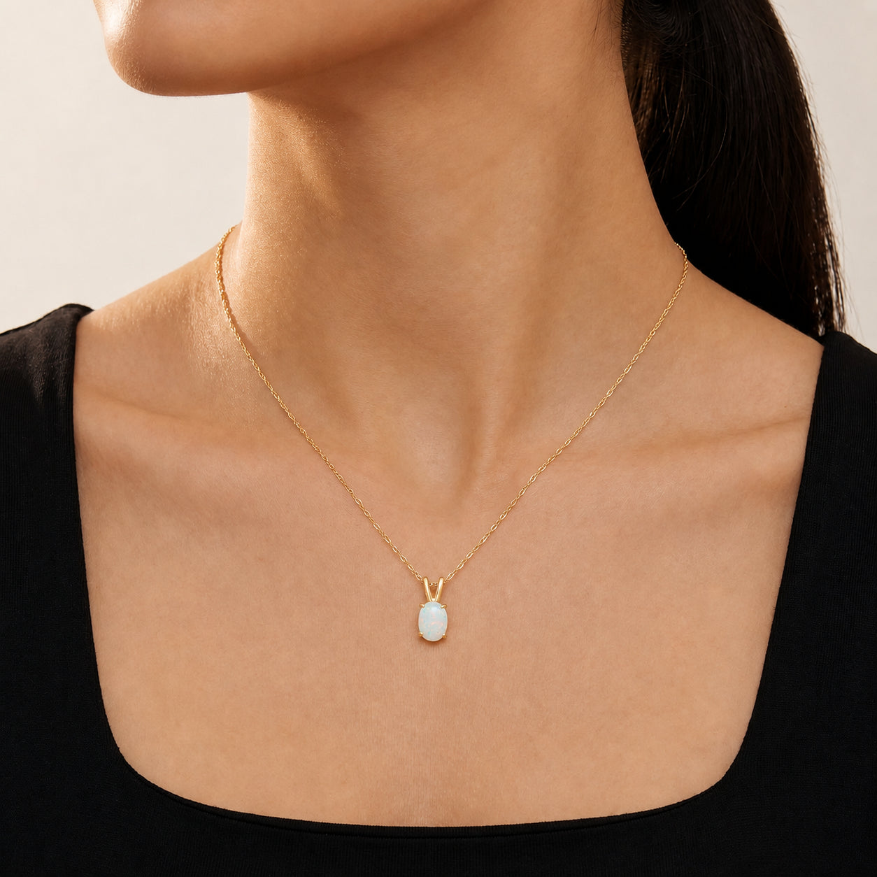 Yellow Gold Belle Necklace Citrine 10K — Mimosa