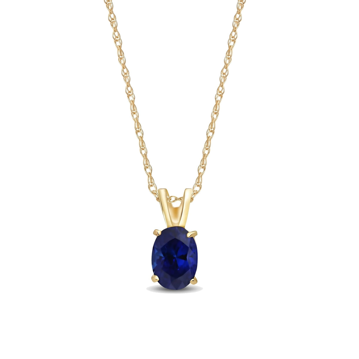 Yellow Gold Belle Necklace Opal 10K — Mimosa