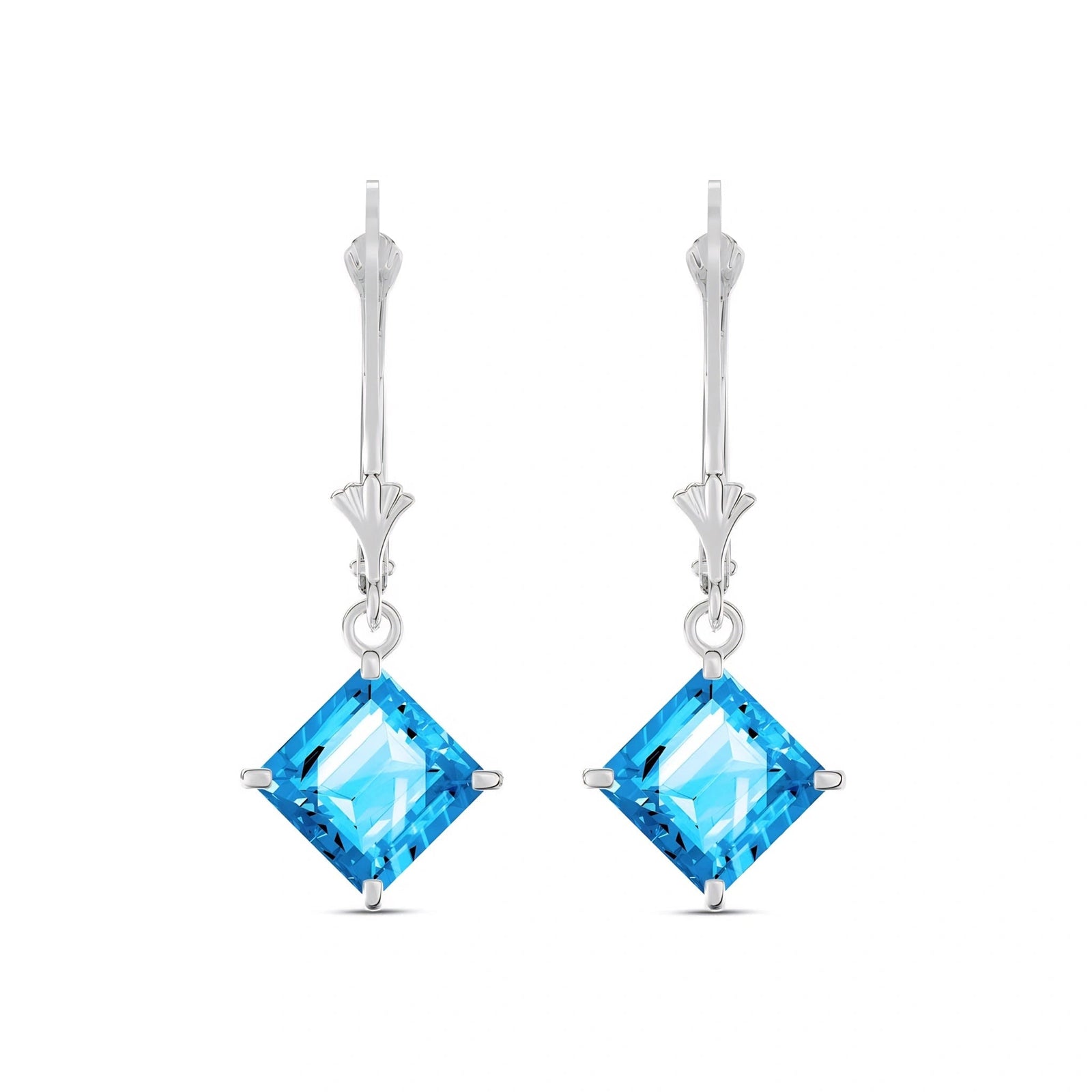 White Gold Blue Topaz — Lauriana