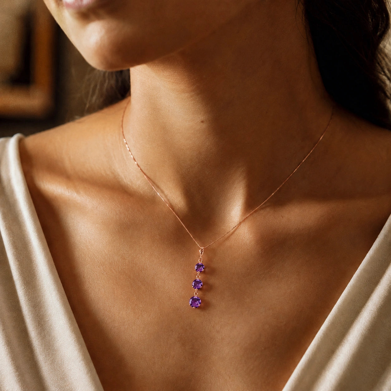Rose Gold Amethyst — Leonilde