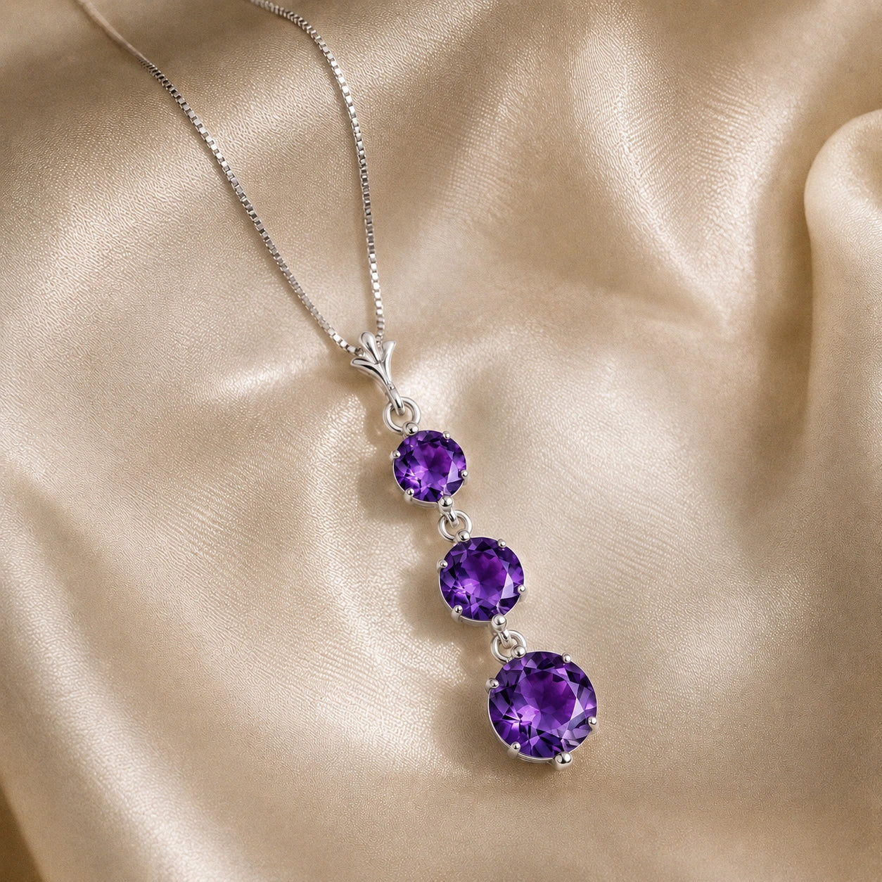 White Gold Amethyst — Leonilde