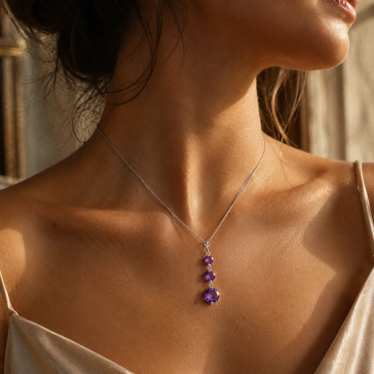 White Gold Amethyst — Leonilde