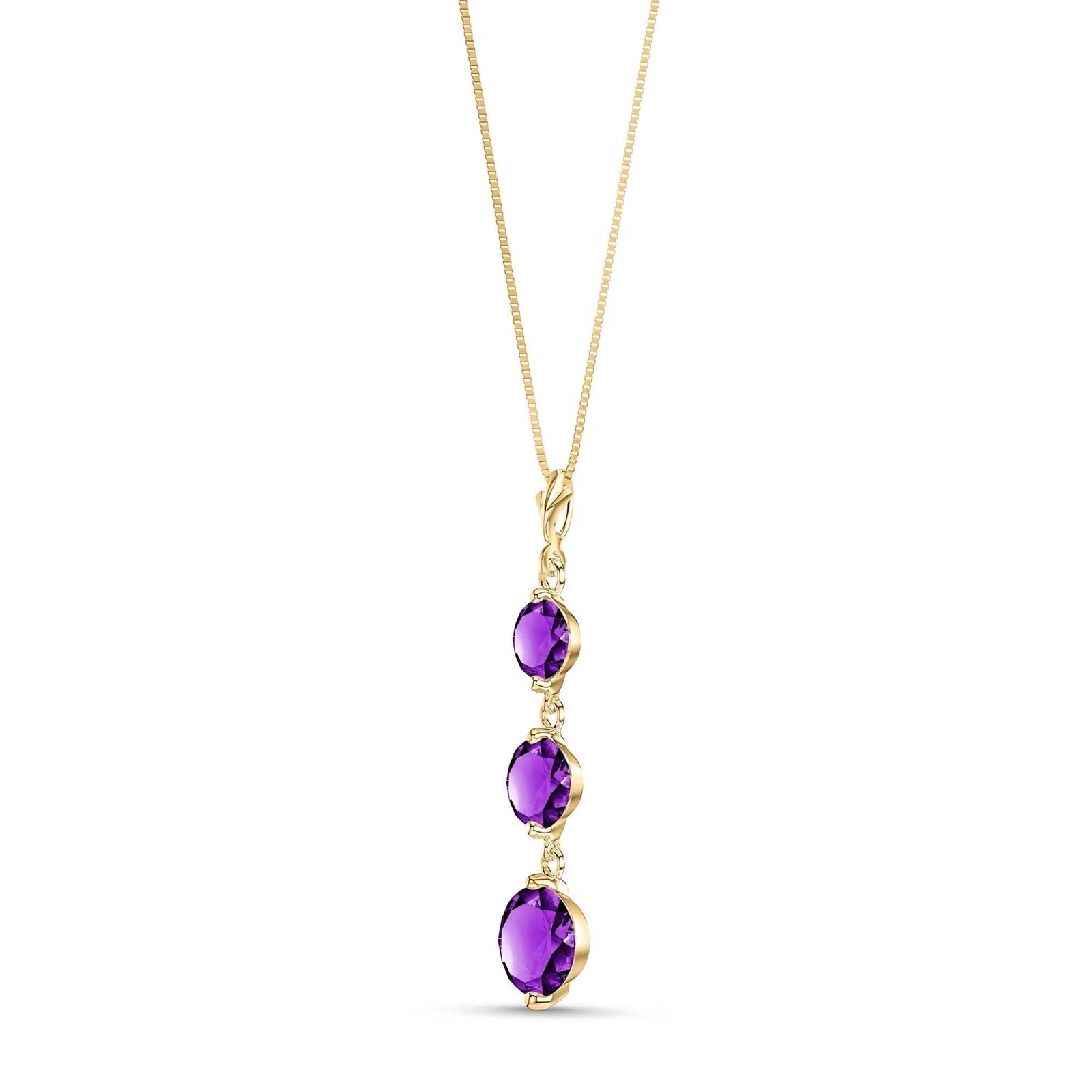Yellow Gold Amethyst — Leonilde