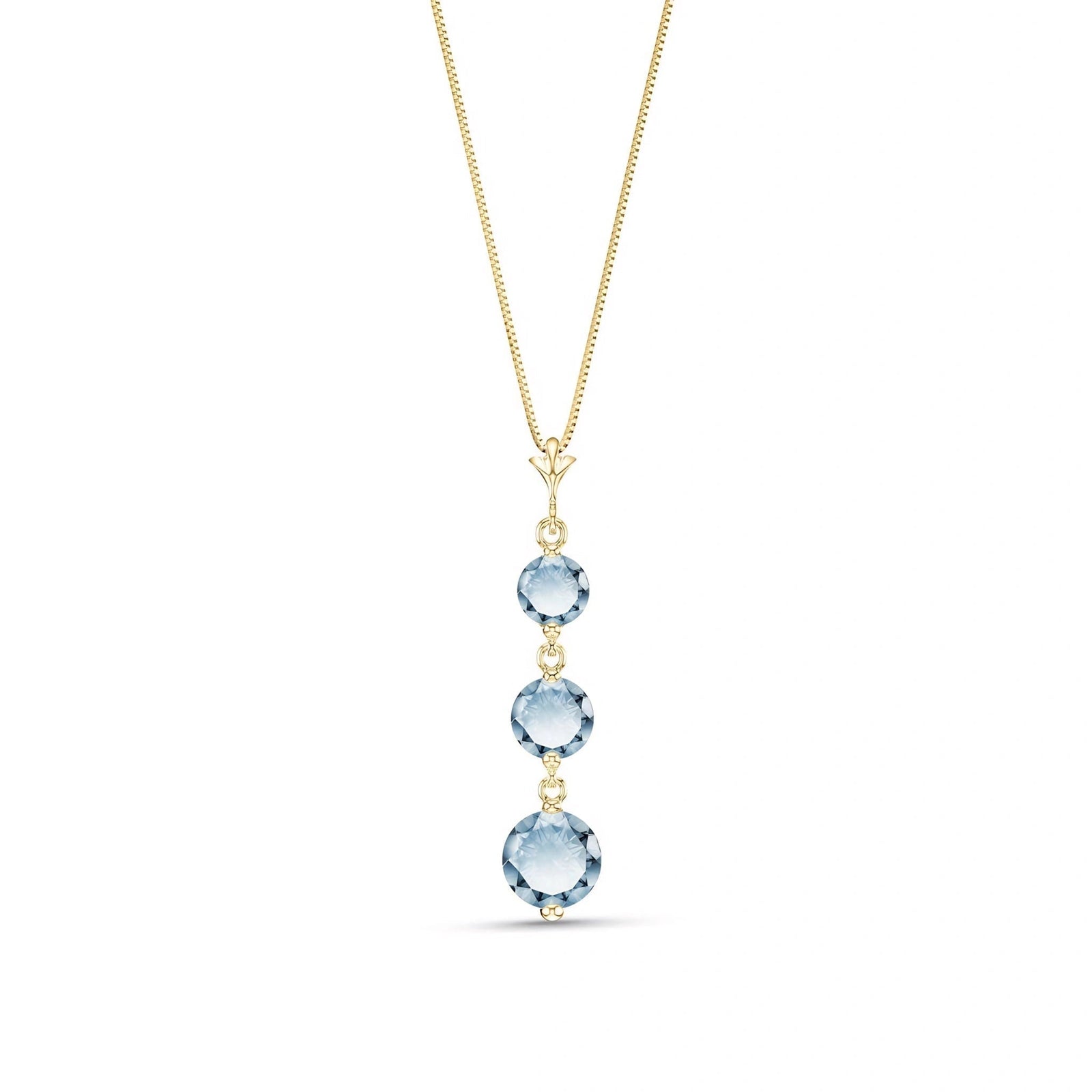 Yellow Gold Aquamarine — Leonilde