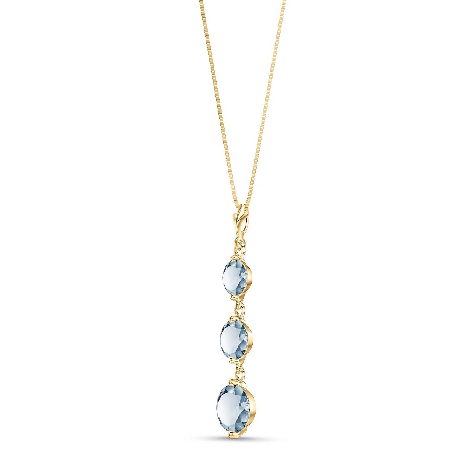 Yellow Gold Aquamarine — Leonilde