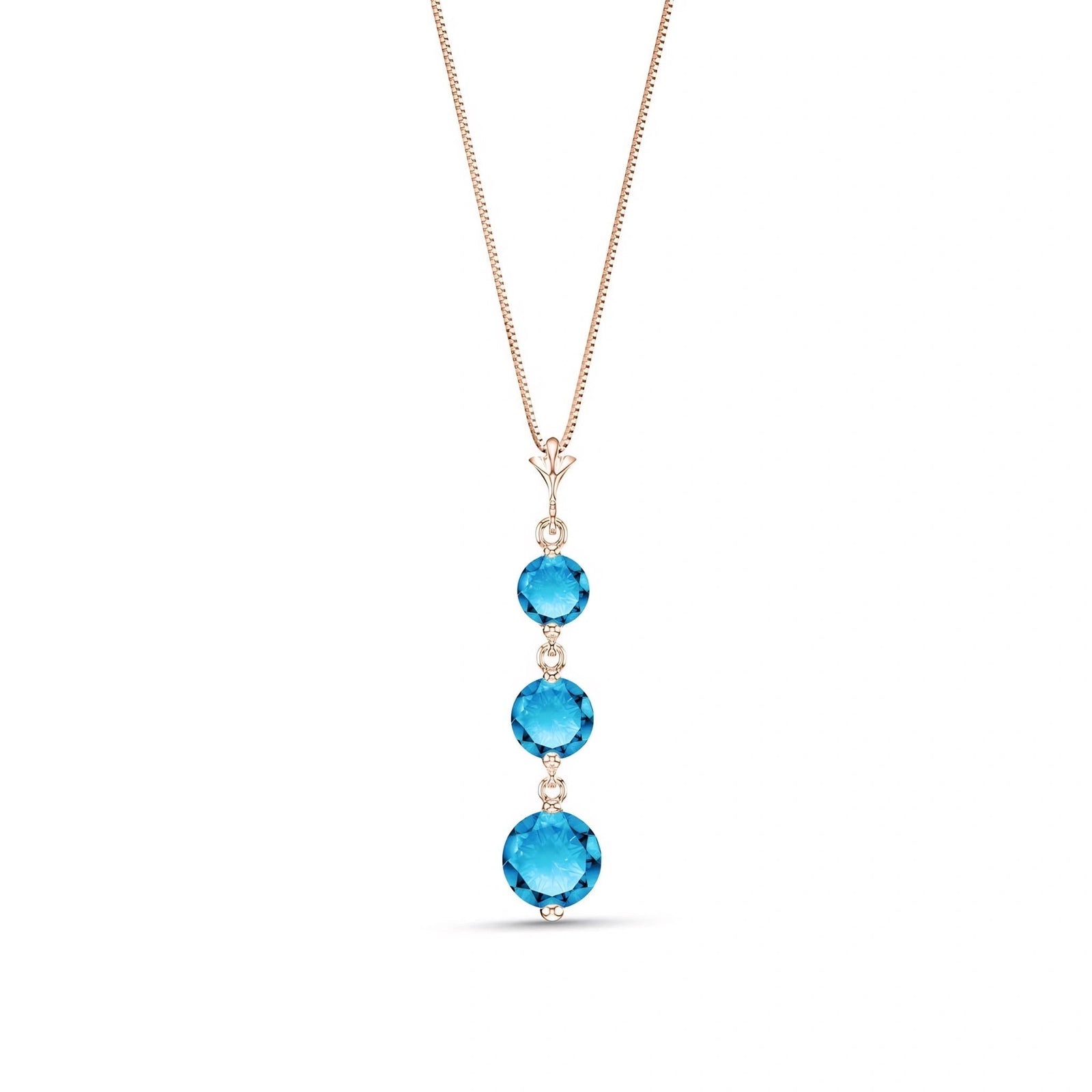 Rose Gold Blue Topaz — Leonilde
