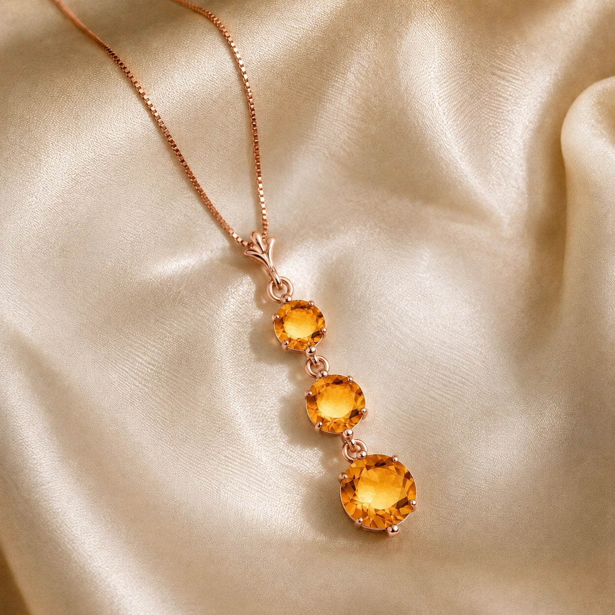 Rose Gold Citrine — Leonilde