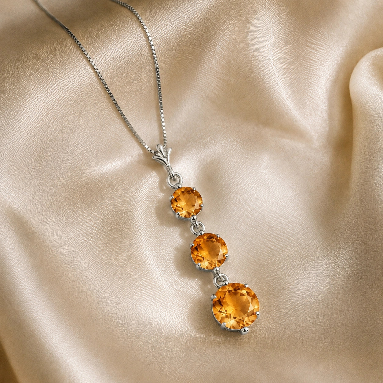 White Gold Citrine — Leonilde