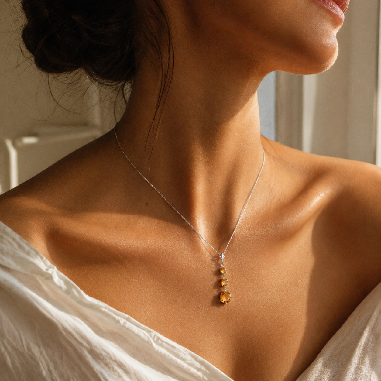 White Gold Citrine — Leonilde
