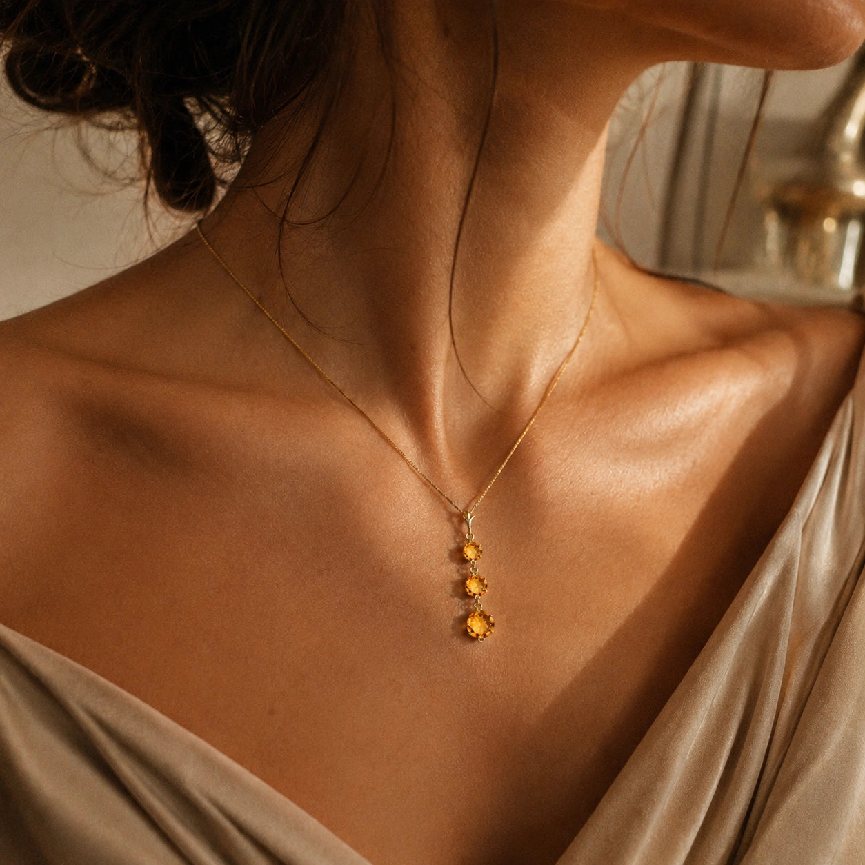 Yellow Gold Citrine — Leonilde