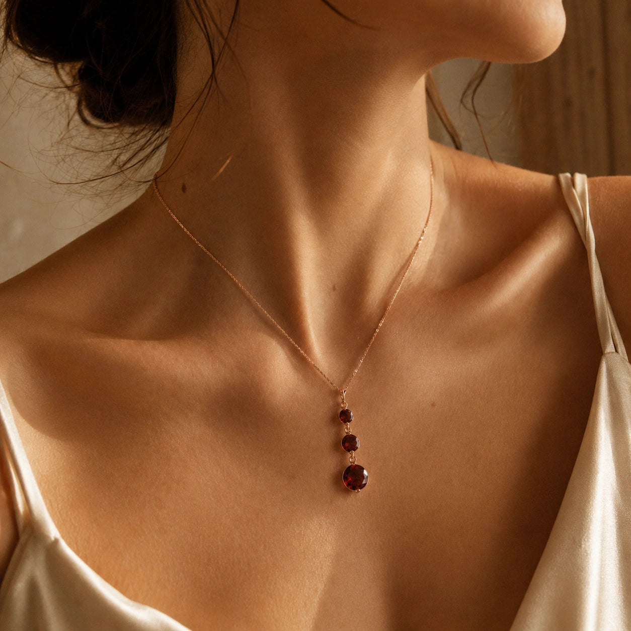 Rose Gold Garnet — Leonilde