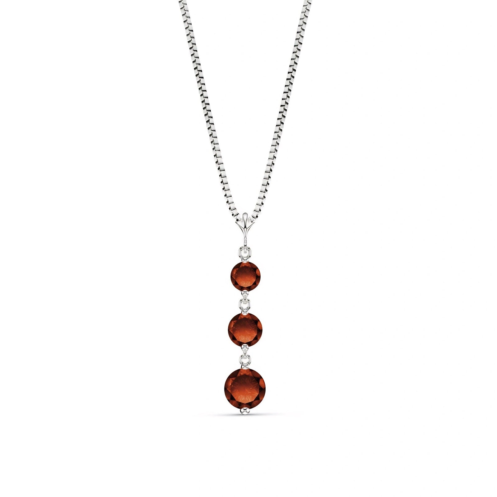 White Gold Garnet — Leonilde