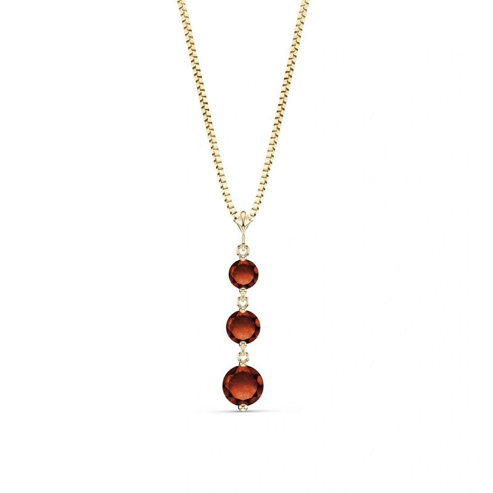 Yellow Gold Garnet — Leonilde