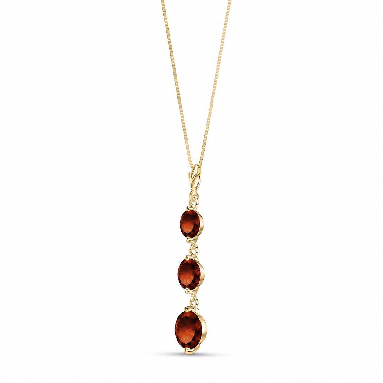 Yellow Gold Garnet — Leonilde