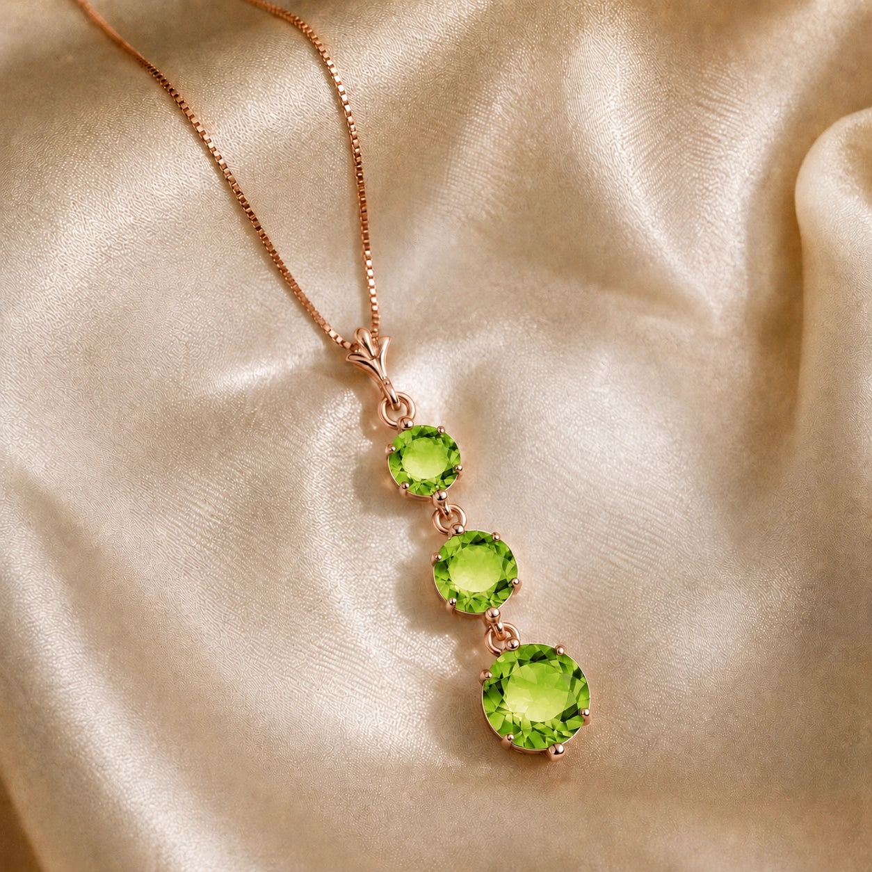 Rose Gold Peridot — Leonilde