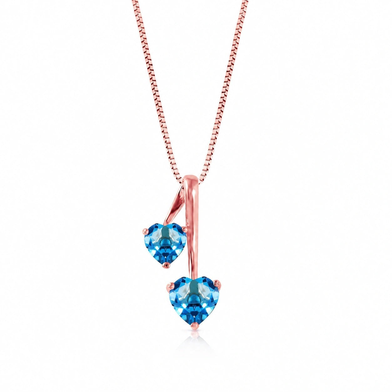 Rose Gold Aura Necklace Amethyst 10K — Berenice
