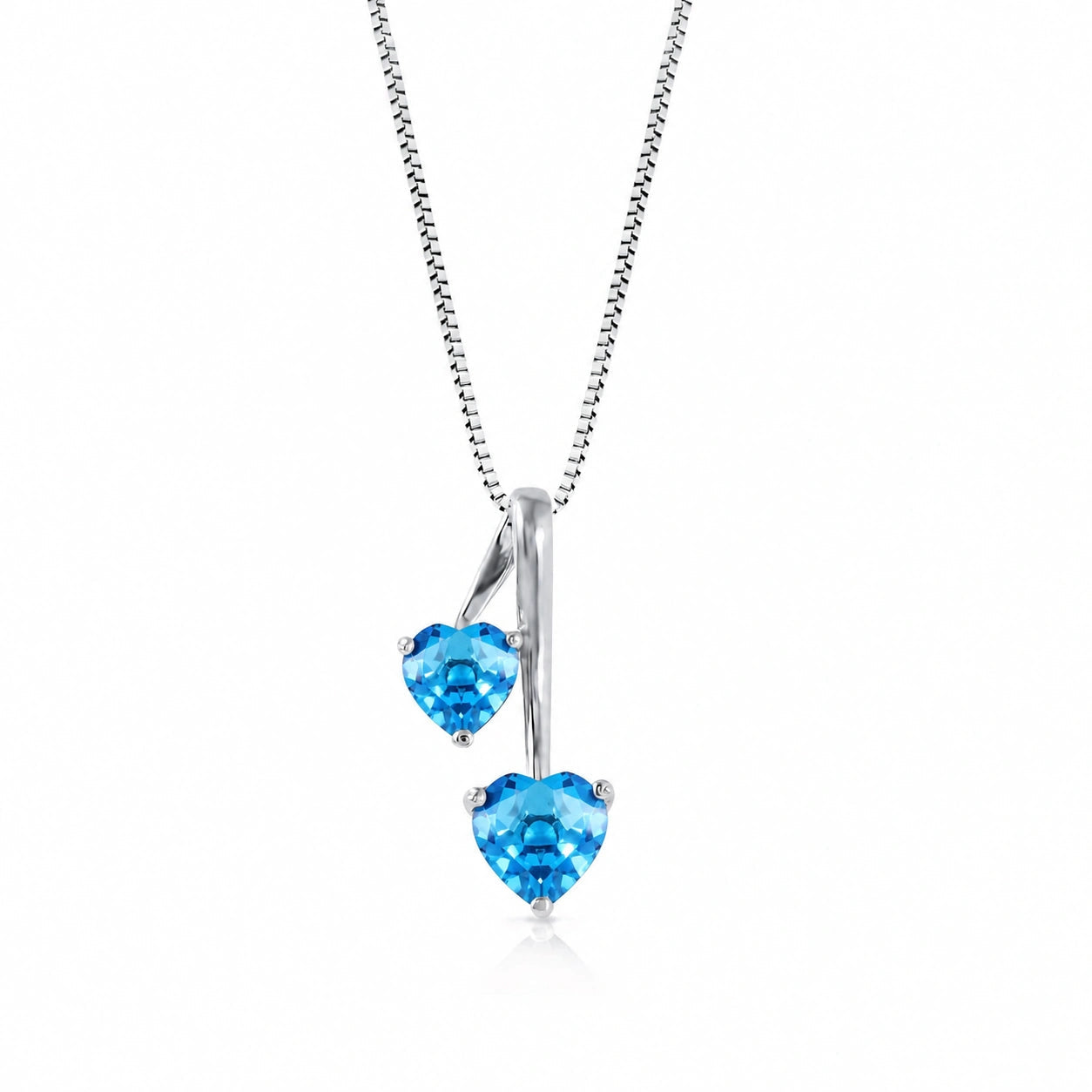 White Gold Aura Necklace Amethyst 10K — Berenice