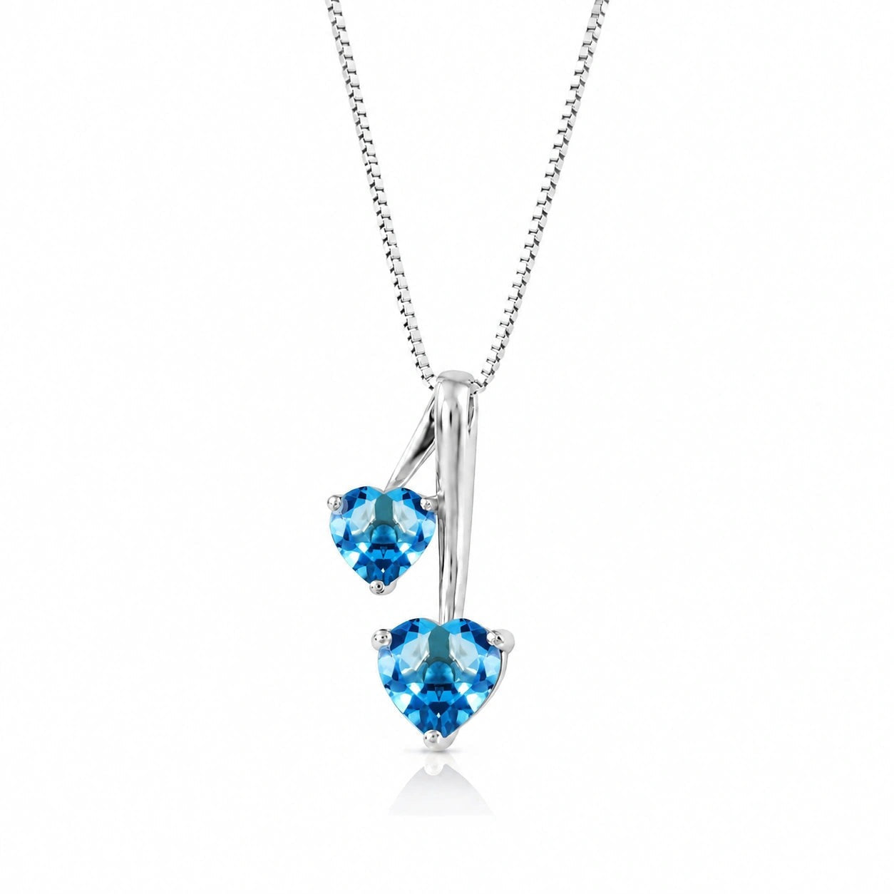White Gold Aura Necklace Amethyst 10K — Berenice
