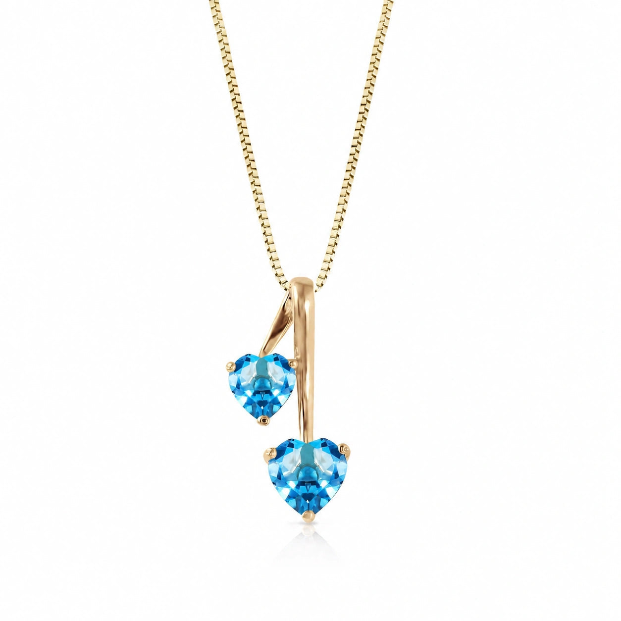 Yellow Gold Aura Necklace Amethyst 10K — Berenice