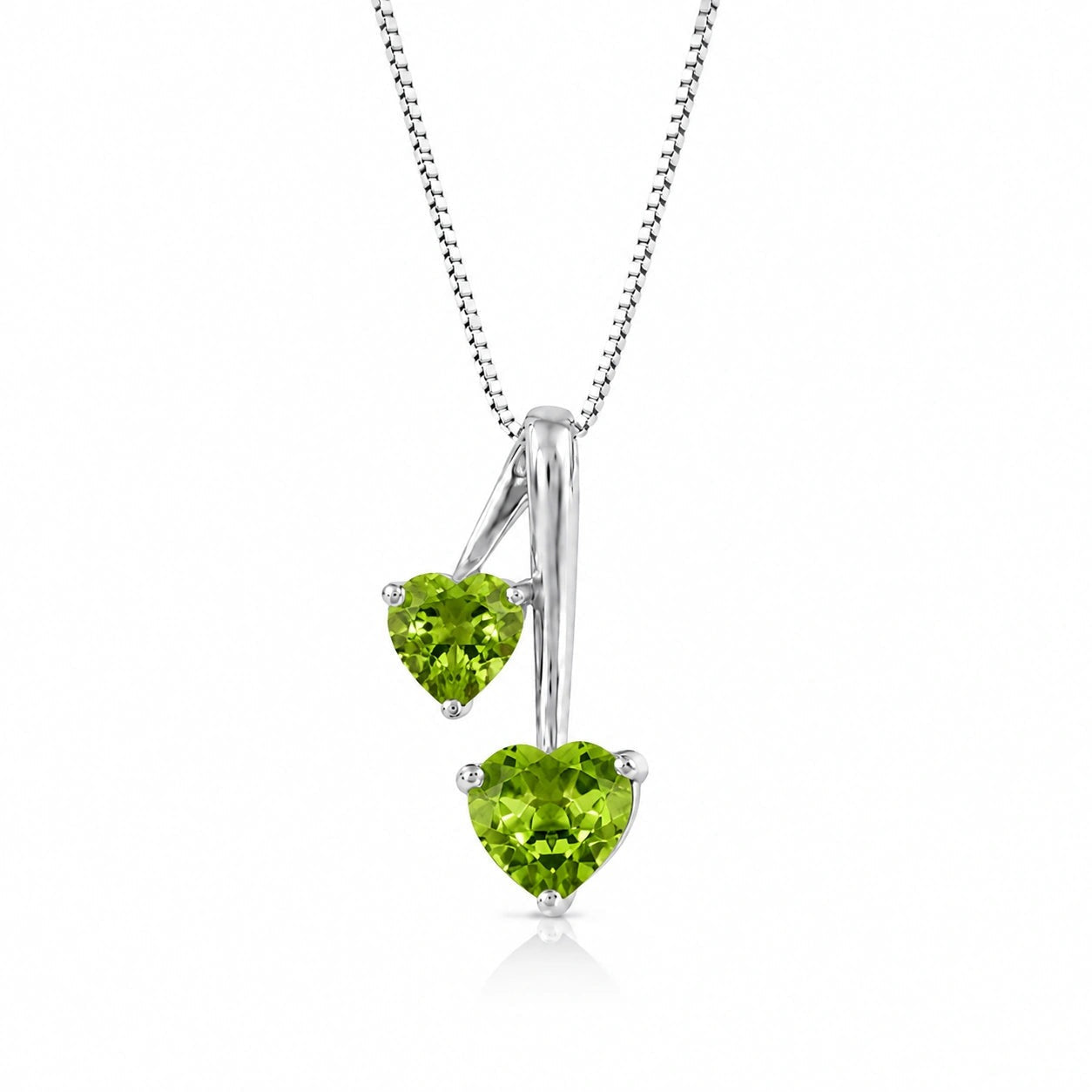 White Gold Aura Necklace Aquamarine 10K — Berenice