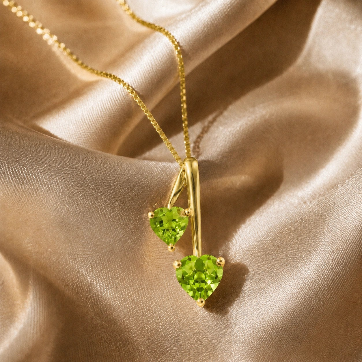 Yellow Gold Aura Necklace Aquamarine 10K — Berenice