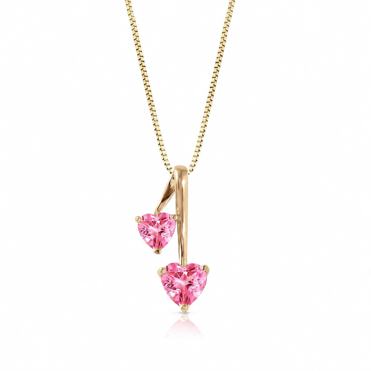 Yellow Gold Aura Necklace Citrine 10K — Berenice