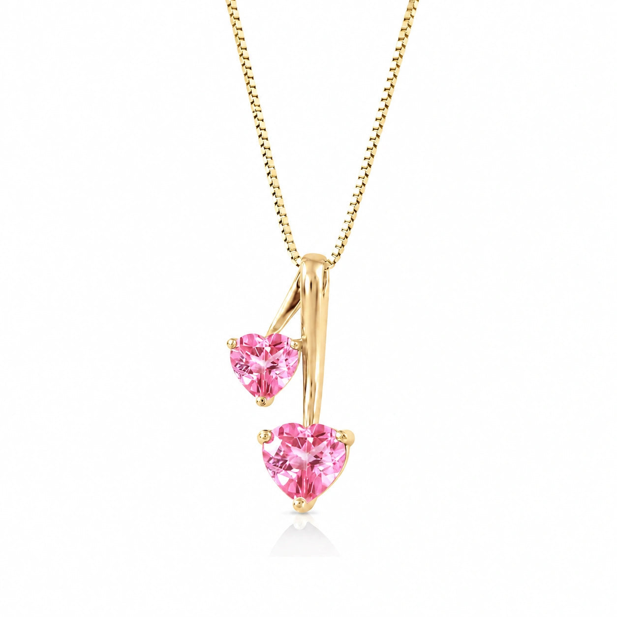 Yellow Gold Aura Necklace Citrine 10K — Berenice