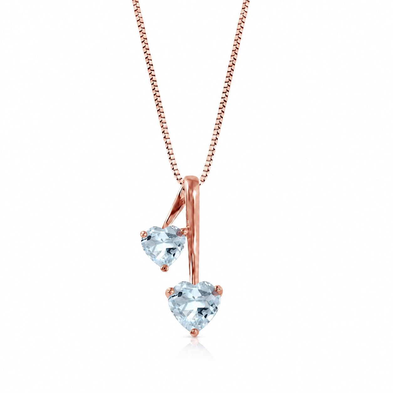 Rose Gold Aura Necklace Peridot 10K — Berenice