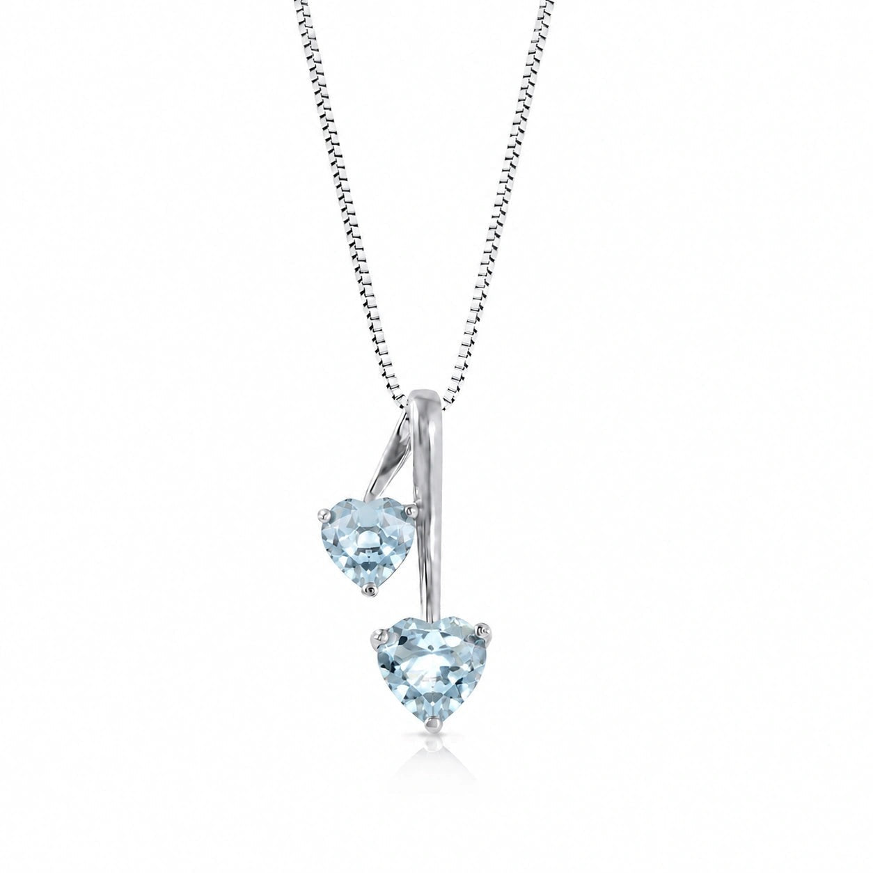 White Gold Aura Necklace Peridot 10K — Berenice