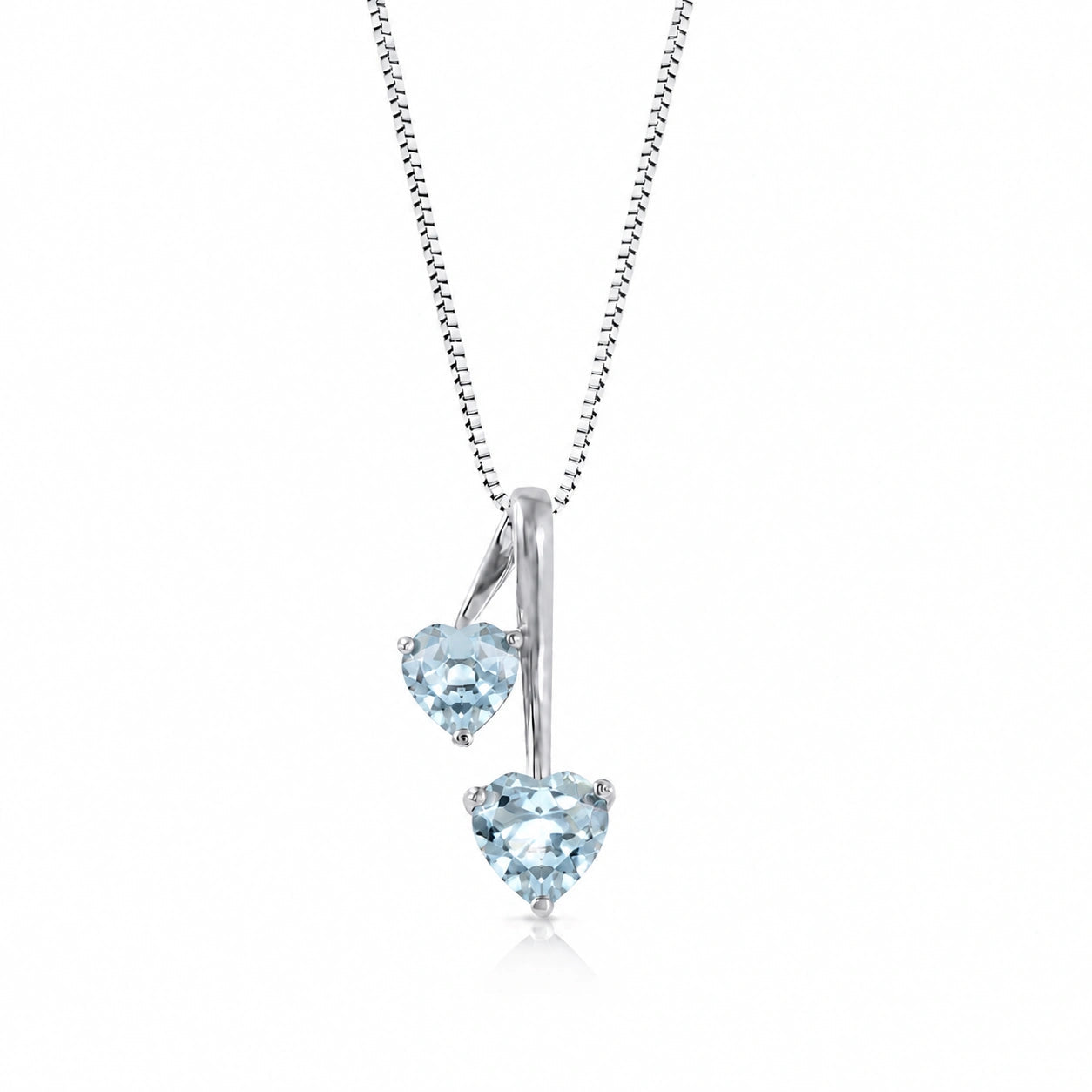 White Gold Aura Necklace Peridot 10K — Berenice