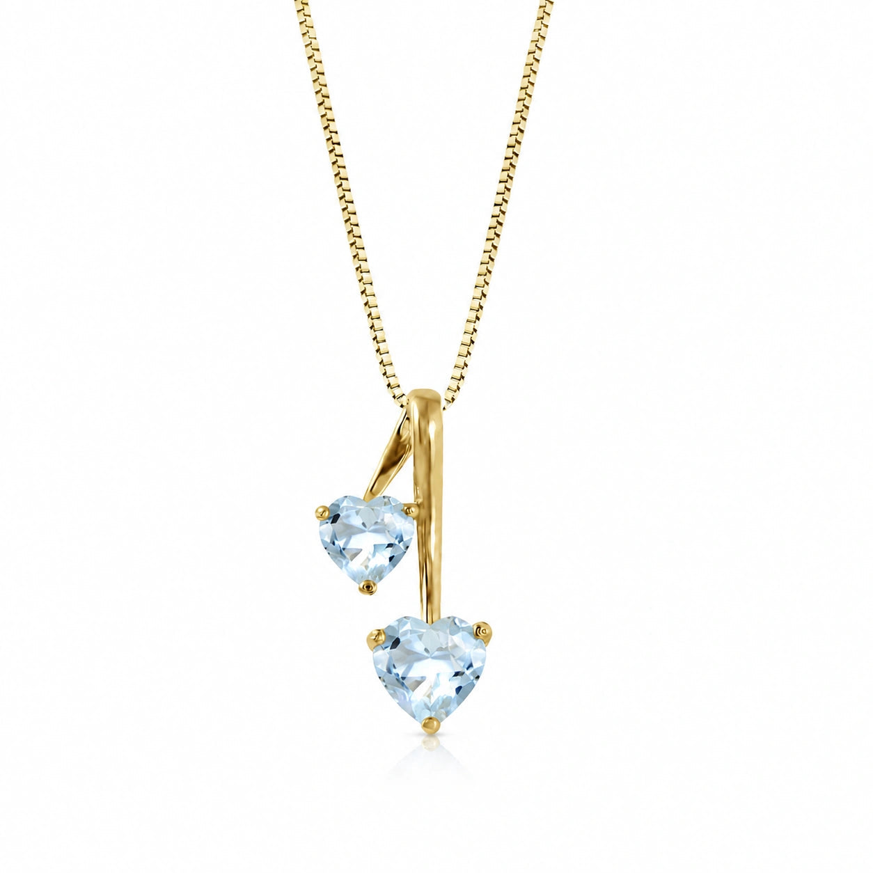 Yellow Gold Aura Necklace Peridot 10K — Berenice