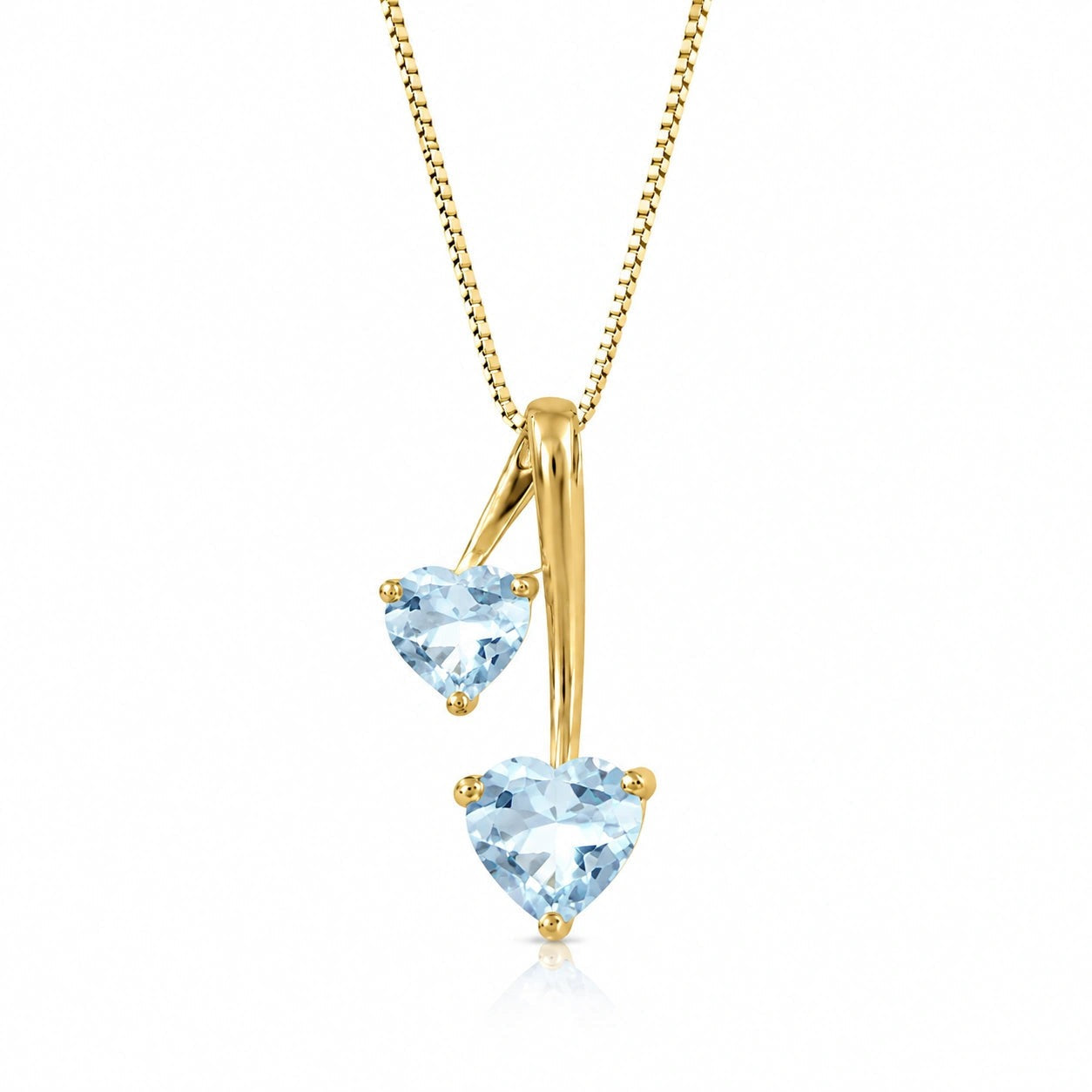 Yellow Gold Aura Necklace Peridot 10K — Berenice