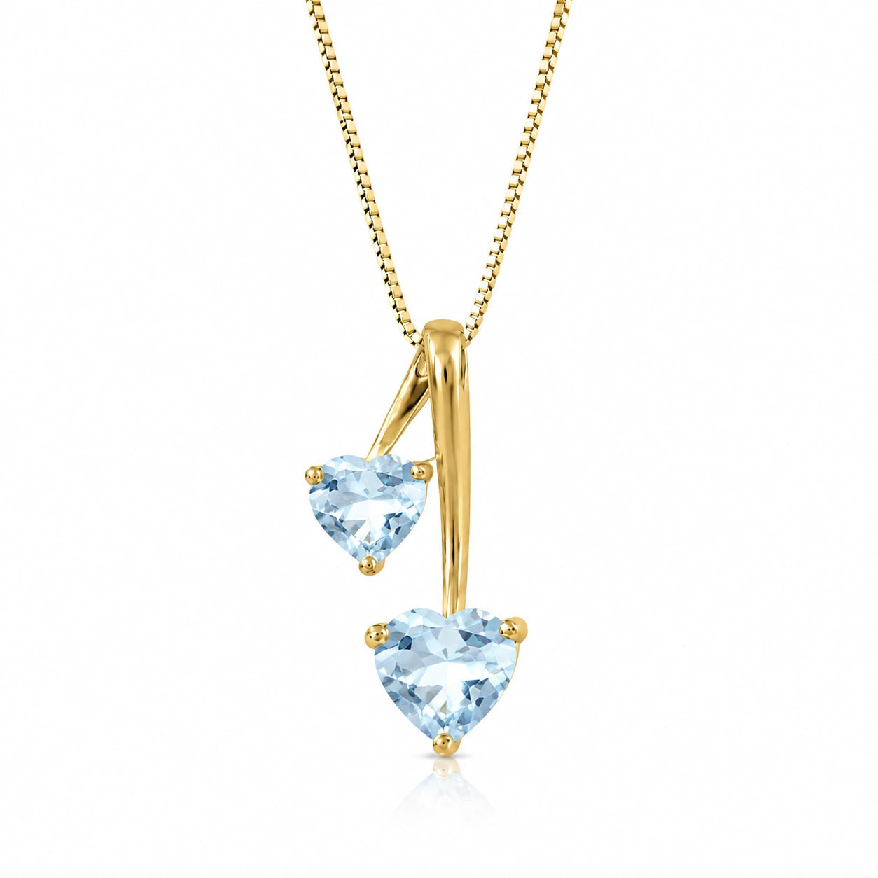 Yellow Gold Aura Necklace Peridot 10K — Berenice