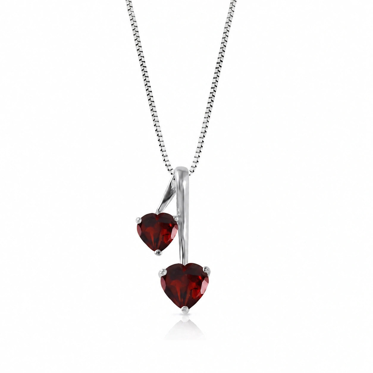 White Gold Aura Necklace Pink Topaz 10K — Berenice