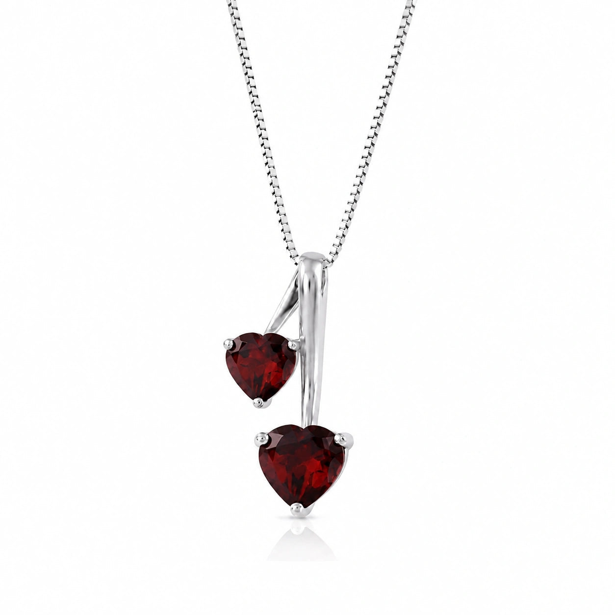 White Gold Aura Necklace Pink Topaz 10K — Berenice