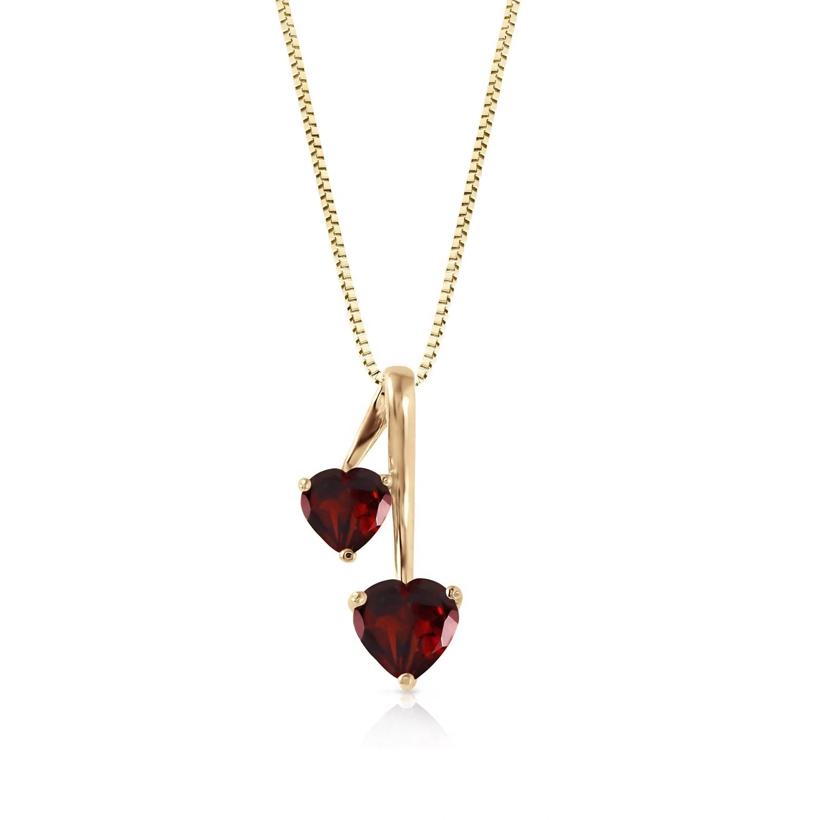 Yellow Gold Aura Necklace Pink Topaz 10K — Berenice