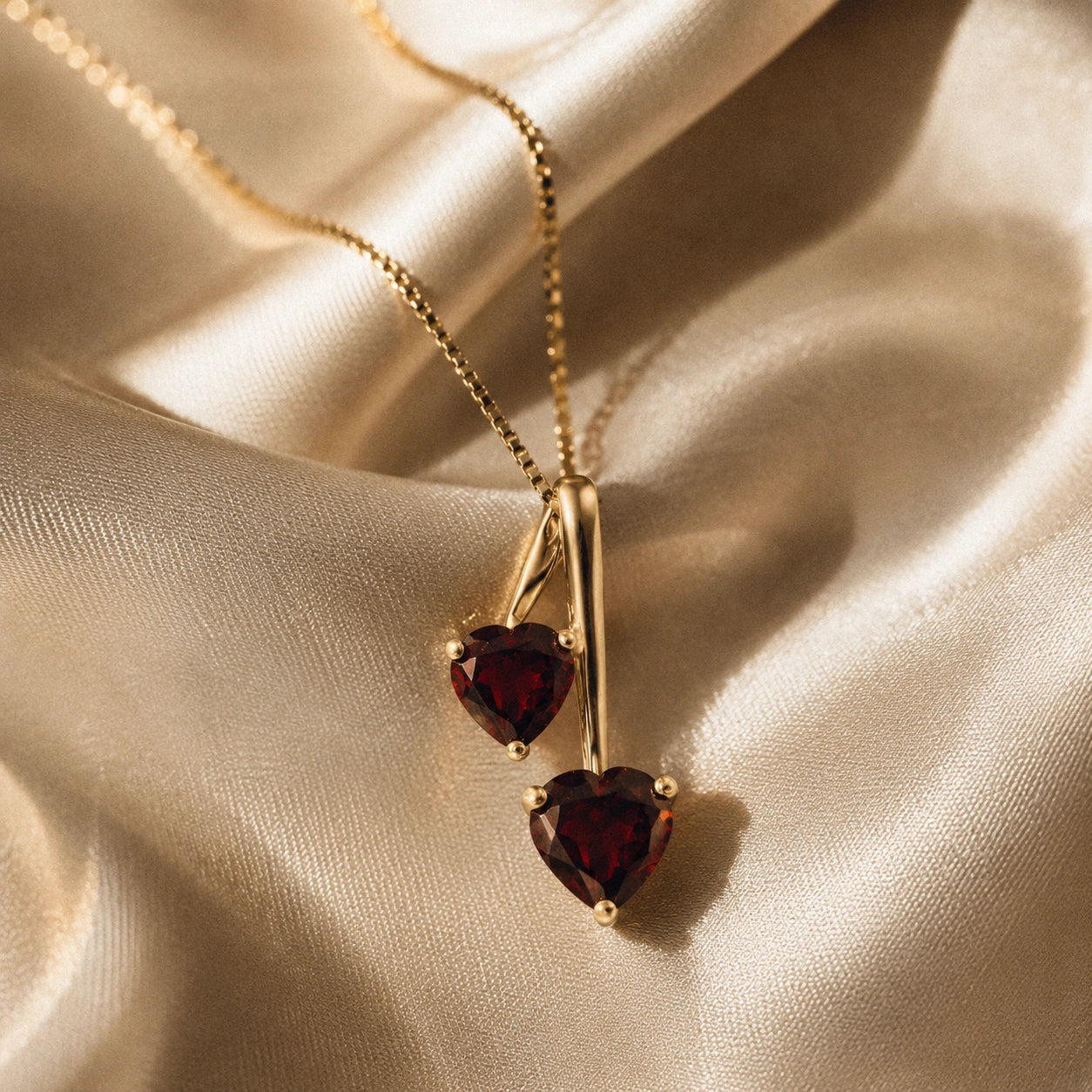 Yellow Gold Aura Necklace Pink Topaz 10K — Berenice