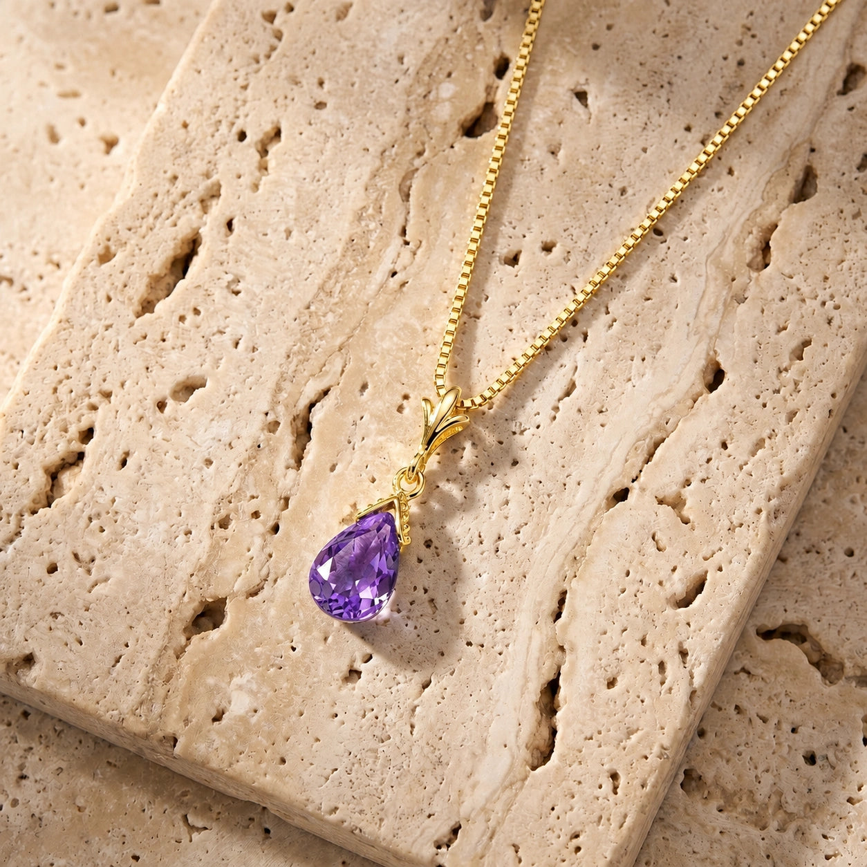 Yellow Gold Amethyst — Radegonda